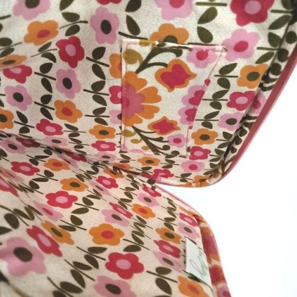 Vera Bradley Tech Case Tablet E Reader Folkloric Zippered Pink Orange - Picture 5 of 9